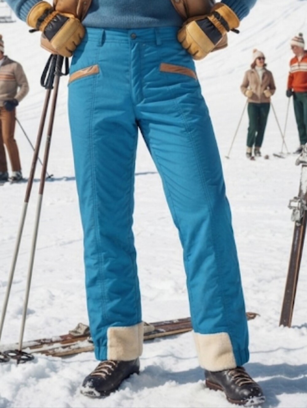 Men's Colmar Made In Italy Snow Skii Snowboard Pants Size L (USA 34)